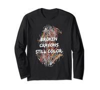 Broken Crayons Still Color Long Sleeve T-Shirt