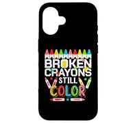 Broken Crayons Still Color Mental Health Awareness Men Women Case for iPhone 16