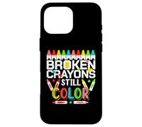 Broken Crayons Still Color Mental Health Awareness Men Women Case for iPhone 16 Pro Max