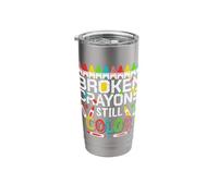 Broken Crayons Still Color Mental Health Awareness Men Women Stainless Steel Insulated Tumbler