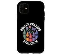 Broken Crayons Still Color Mental Health Matters Awareness Case for iPhone 11