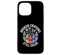 Broken Crayons Still Color Mental Health Matters Awareness Case for iPhone 13 Pro Max