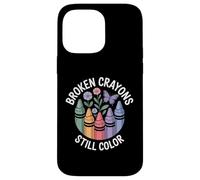 Broken Crayons Still Color Mental Health Matters Awareness Case for iPhone 14 Pro Max