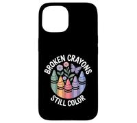 Broken Crayons Still Color Mental Health Matters Awareness Case for iPhone 15