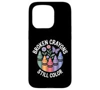 Broken Crayons Still Color Mental Health Matters Awareness Case for iPhone 15 Pro
