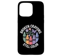 Broken Crayons Still Color Mental Health Matters Awareness Case for iPhone 15 Pro Max