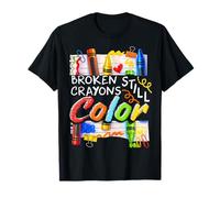 Broken Crayons Still Color Mental Health Matters Womens Kids T-Shirt