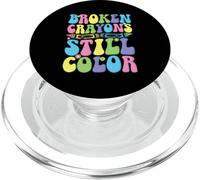 Broken Crayons Still Color PopSockets PopGrip for MagSafe
