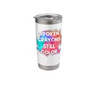 Broken Crayons Still Color Stainless Steel Insulated Tumbler