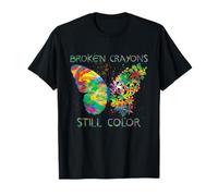 Broken Crayons Still Colors Mental Health Awareness T-Shirt