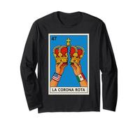 Broken Crown Mexican Pride No Kings since 1776 Long Sleeve T-Shirt