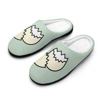 Broken Eggs Mens Slipper Slip On Winter Warm House Slippers Shoes Indoor Outdoor