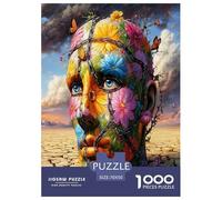 Broken Face 1000 Piece Jigsaw Puzzles for Adults Fun, Challenging & Brainteasing Beautiful Home Decoration Art Colorful DIY Craft 70x50cm/1000pcs