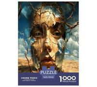 Broken Face 1000 Pieces Jigsaws for Adults Educational Games Beautiful Home Decoration Art Colorful DIY Craft 70x50cm/1000pcs
