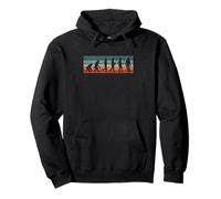 Broken Femur Human Evolution Crutches Bone Injury Pullover Hoodie