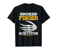 Broken Finger Survivor, Fracture Joke Recovery Get Well Soon T-Shirt