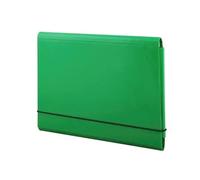 Broken folder A4 for elastic band green