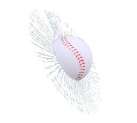 Broken Glass Sticker, 3D Tennis Ball Stickers | Window Decal, Auto Windshield Decoration for SUV Sedans, Sports Enthusiasts