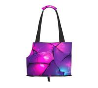 Broken Ground Printed pet Shoulder Bag - Foldable Design, Small cat and Dog Travel Bag