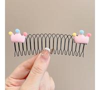 Broken Hair Clip Invisible Inserting Comb Disc Hairs Device Bangs Clip Small Brok-en Hai-r Finishing Band Bro-ken Ha-ir Artifact, H-air Finishing Fixer Comb Stretchable Hair Pin For 3-6 Years Old