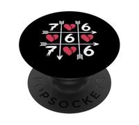 Broken Heart 7 6 Lovers Trendy Artistic Design PopSockets Adhesive PopGrip