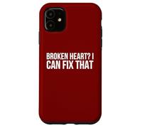 Broken Heart Fix Funny Surgeon Relationship Humor Case for iPhone 11