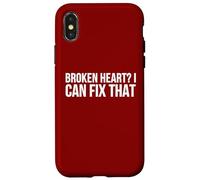 Broken Heart Fix Funny Surgeon Relationship Humor Case for iPhone X/XS