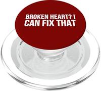 Broken Heart Fix Funny Surgeon Relationship Humor PopSockets PopGrip for MagSafe