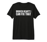 Broken Heart Fix Funny Surgeon Relationship Humor Premium T-Shirt