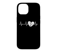 Broken Heart Heartbeat EKG - Heartbreak Pulse Heartbroken Case for iPhone 14