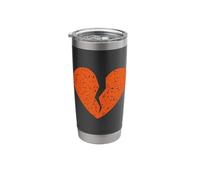 Broken Heart Heartbreak Valentines Day Heartache Love Stainless Steel Insulated Tumbler