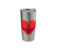 Broken Heart Heartbroken Sad Valentine Break-up Divorce Stainless Steel Insulated Tumbler