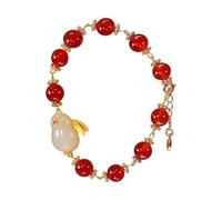 Broken Heart Ring Bracelets Female Hand Chain Retro Adjustable Bracele Women Ancient Style Transfer Bead Bracelets Jewelry Watch Bracelet for Men (B, One Size)
