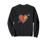 Broken Heart Romantic Love Arrow Sweatshirt