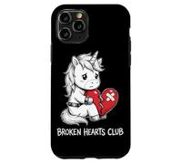 Broken Hearts Club Unicorn Cute Heartbroken Emo Case for iPhone 11 Pro