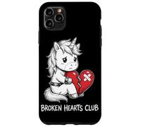 Broken Hearts Club Unicorn Cute Heartbroken Emo Case for iPhone 11 Pro Max