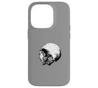 Broken Human Cranium Vintage Illustration Vectorized Case for iPhone 14 Pro