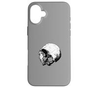 Broken Human Cranium Vintage Illustration Vectorized Case for iPhone 16 Plus