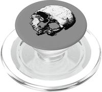 Broken Human Cranium Vintage Illustration Vectorized PopSockets PopGrip for MagSafe