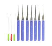 Broken Key Extractor Kit Tool Debris Extractor 12 Pieces Range From 0.15mm To 0.4mm (Blue, One Size)