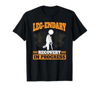 Broken Leg Gift Injury Surgery Get Well Soon T-Shirt