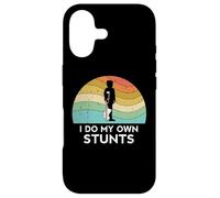 Broken Leg I Do My Own Stunts Injury Get Well Soon Arm Hand Case for iPhone 17