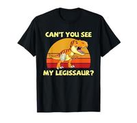 Broken Leg Recovery Dinosaur Legissaur Crutch Humor Kids T-Shirt