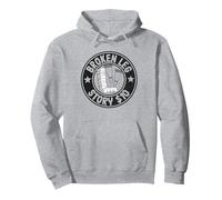 Broken Leg Story $10 Get Well Injury Broken Leg Surgery Pullover Hoodie