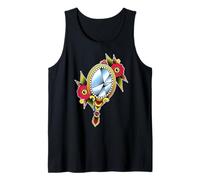 Broken Mirror Flowers Tank Top