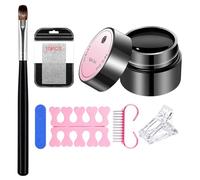 Broken Nail Repair Kit,Glue Gel 5g Brush Tweezers | Nail Strengthening Gel | File Brush Cracked Women Girls Manicure Care Daily Maintenance