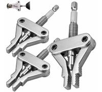 Broken Pipe Extractor Tool 1/4" Hex Shank Drill Powered for 1/2"3/4" Faucet