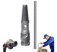 Broken Pipe Extractor Tool,3/4 inch 1/2 inch Double-Head - Rusted Pipe Thread Remover - for Shower Maintain Bathroom Repair Kitchen Sink Replace Basement