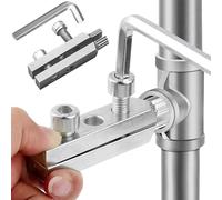 Broken Pipe Extractor Tool: 4/6 Multi-functional Extractor Set, Heavy Duty Steel Compilation, High Torque Design, Easy Grip Handle | Plumbing Equipment