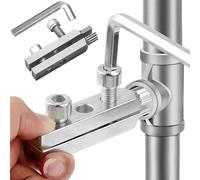 Broken Pipe Extractor Tool - Multifunctional 4-Point & 6-Point Carbon Steel Tap Extractor, Heavy Duty Faucet Breakage Remover | for Angle Valve Water Heater Shower Sprinkler Household Pipeline